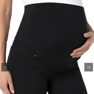 Liverpool Maternity Leggings Pants Black Size 14 32 Stretch Yoga Pregnancy